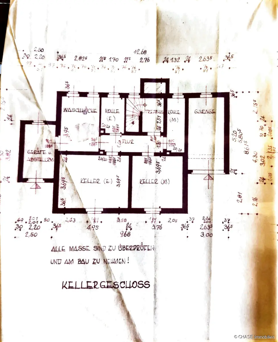 Kellergeschoss Grundriss