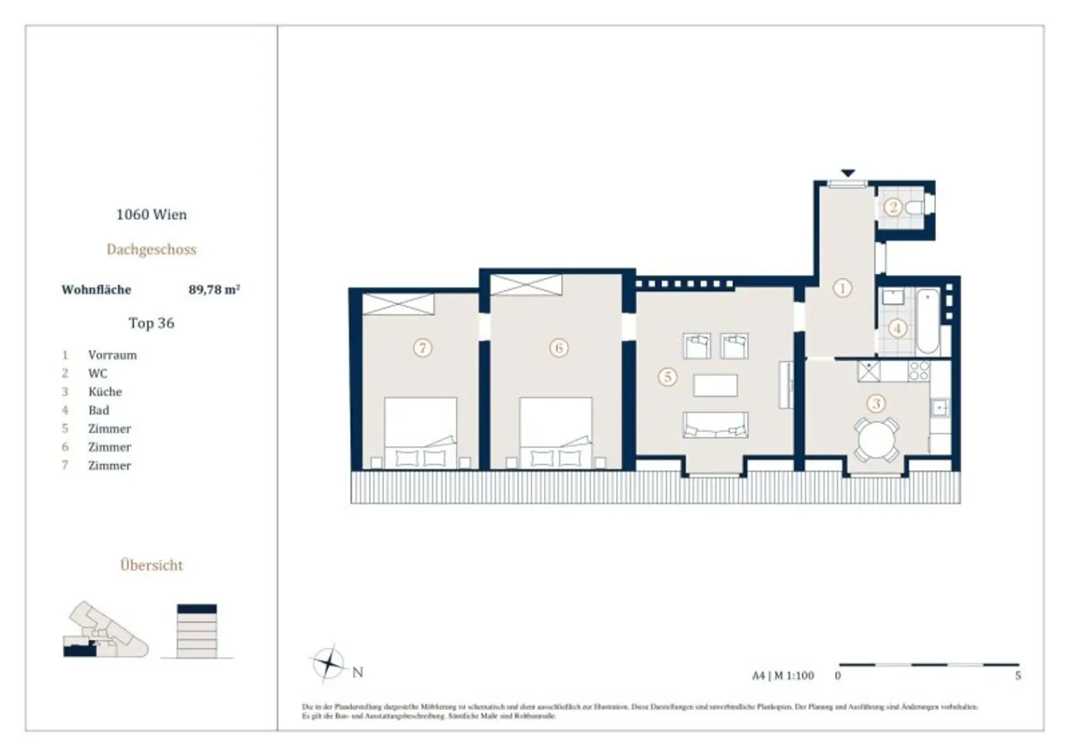Schöne 3-Zimmer Wohnung, Nähe Westbahnhof