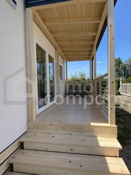Neues Mobilheim im Ruster Storchencamp