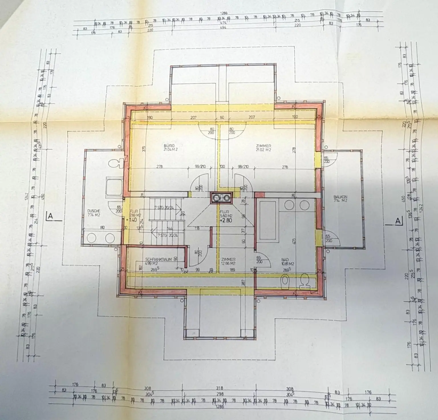 Grundrissplan - Obergeschoss