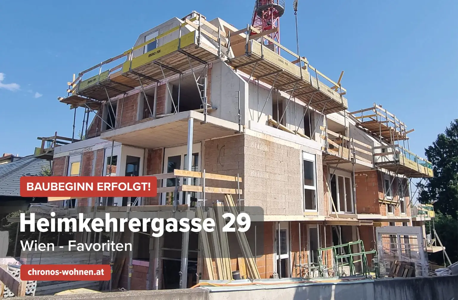 BAUBEGINN ERFOLGT! Neubauwohnung mit großem Südbalkon zwischen Löwygrube und Kurpark Oberlaa!