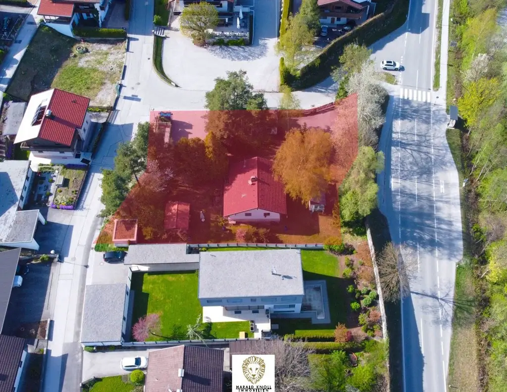 Traumhaftes Baugrundstück mit Altbestand in Tirol: 1291m² in Vomperbach
