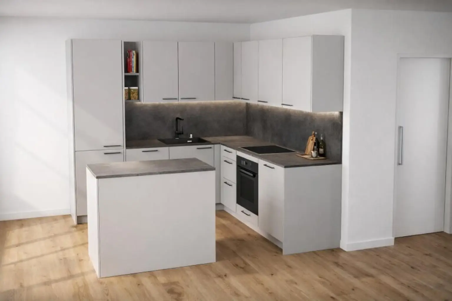 NEUBAU - ERSTBEZUG - Top 2 - Wunderschöne 2 Zimmerwohnung mit kleinem Garten, Terrasse und einem eigenen Tiefgaragenplatz