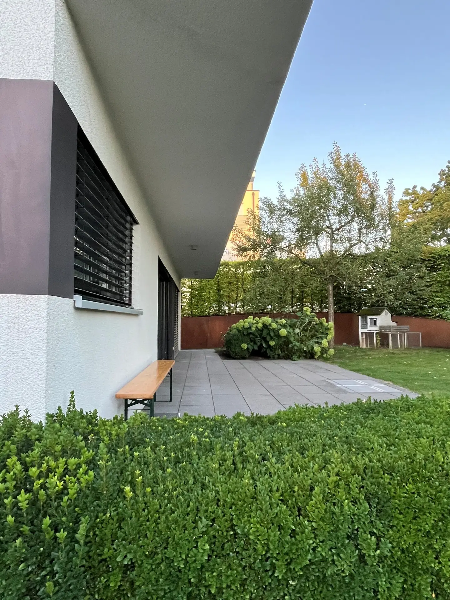 Terrassenansicht Sommer Foto aus Privatbestand