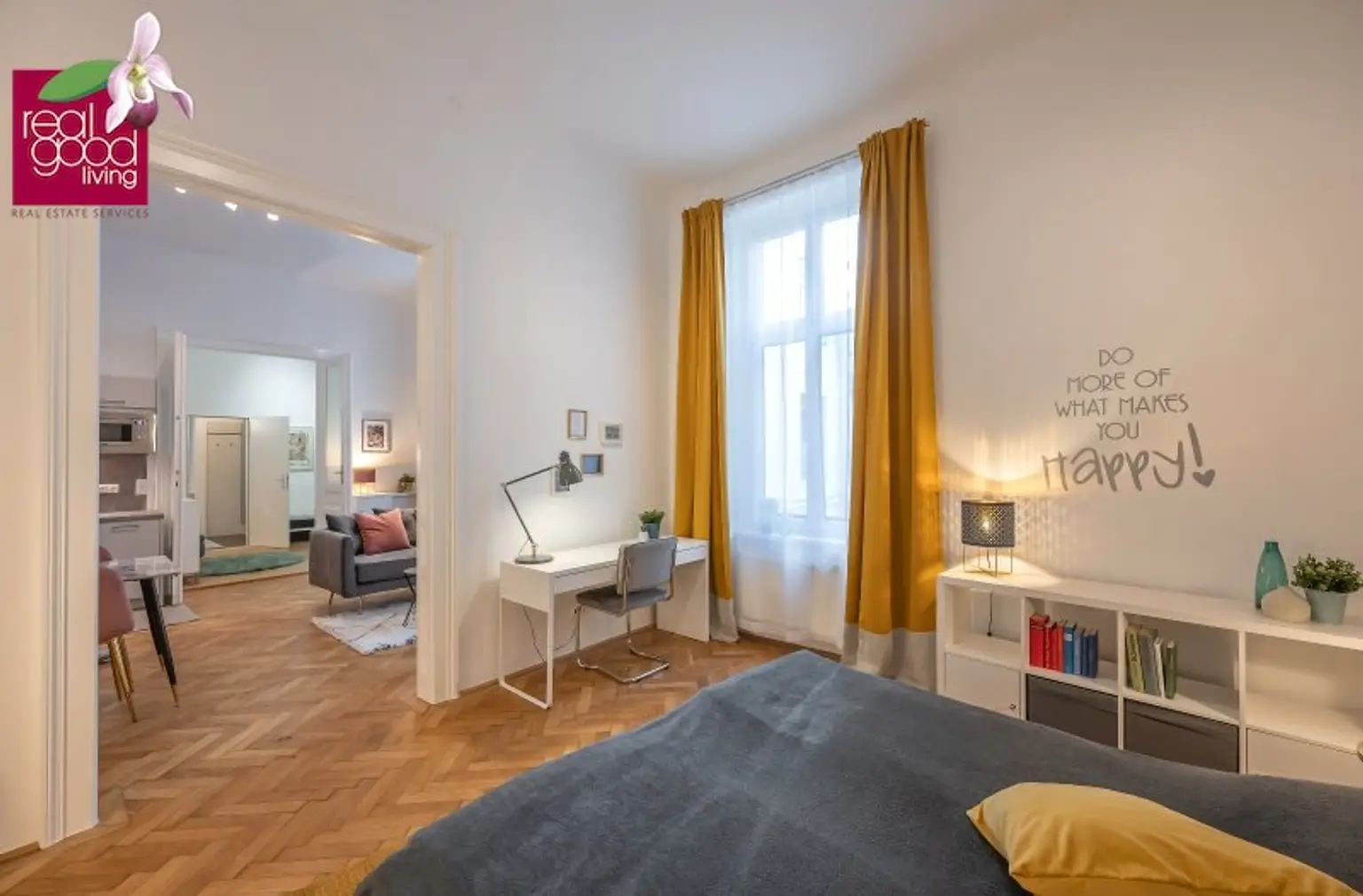 Altbau-Cityapartment komplett hofseitig & ruhig – sofort bezugsfertig | 3 Zimmer
