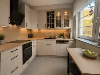 Küche mit Möblierungsvorschlag