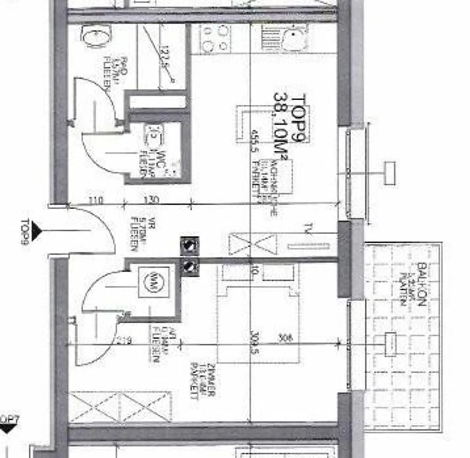 "Waldblick - Single-Balkonwohnung am Riederberg mit Parkplatz"