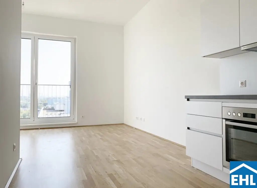 Moderner Wohnungshit für zwei mit Balkon an der Lände!