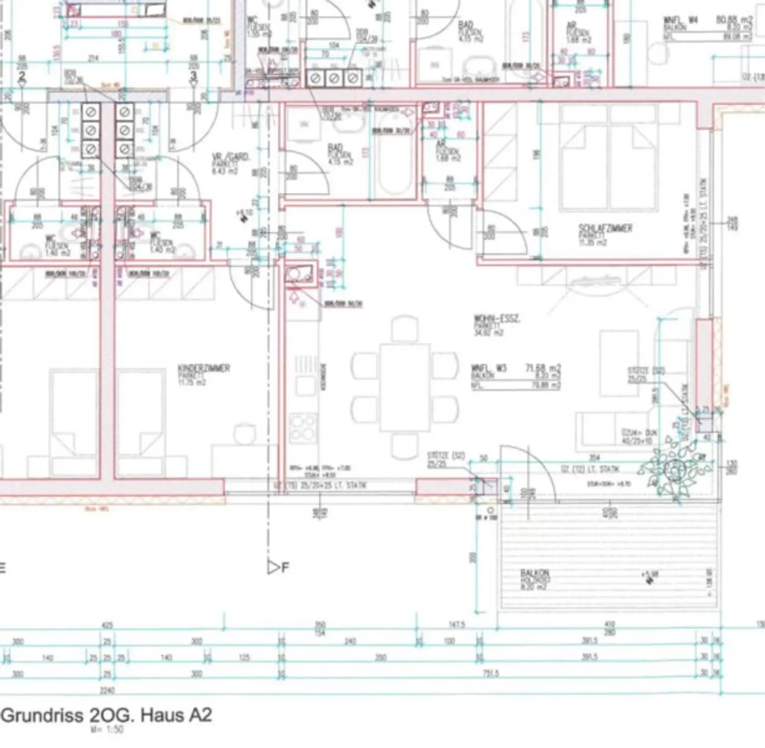 Helle Wohnung mit Balkon in den grünen Innenhof & Tiefgaragenplatz