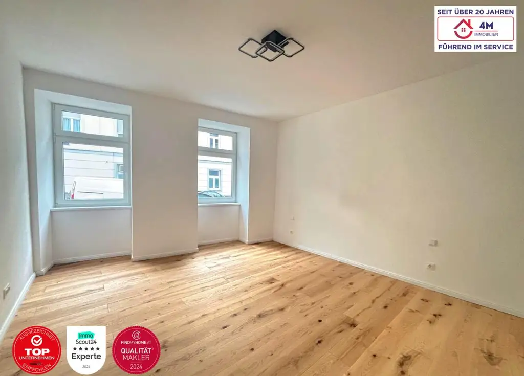 Schöngeschnitten 63,51m² Altbauwohnung – Schlüsselfertig & Erstbezug nach Generalsanierung!