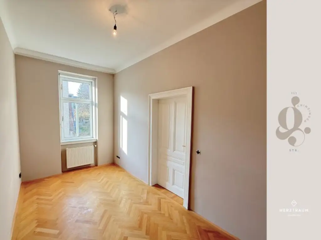 Wiener Altbaucharme mit Grünblick – Harmonische 64 m² Altbauwohnung im 19. Bezirk – PROVISIONSFREI