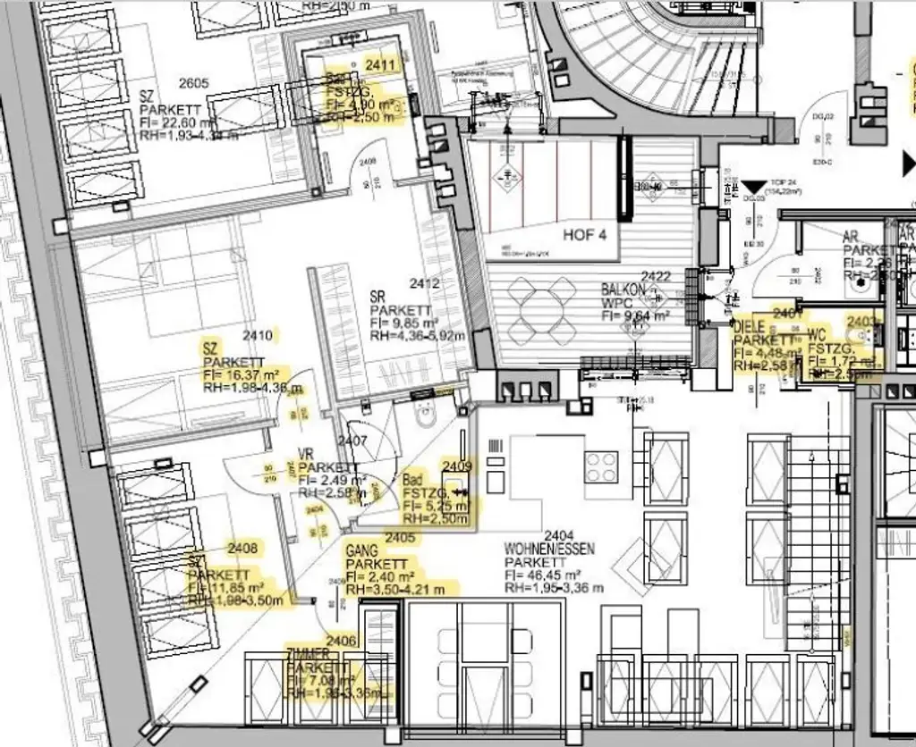 4 Zimmer-Maisonetten-Wohnung mit einer Terrasse und Studio