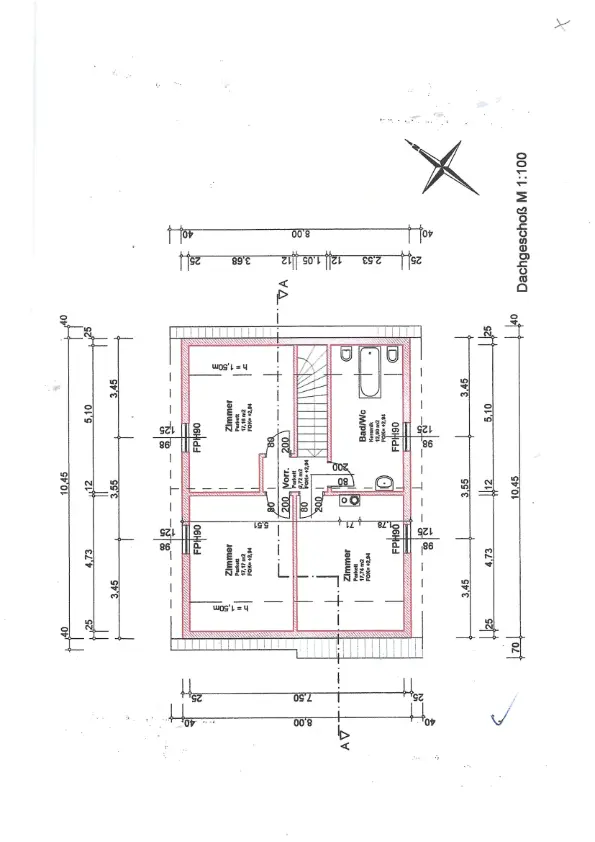 Grundriss Dachgeschoss