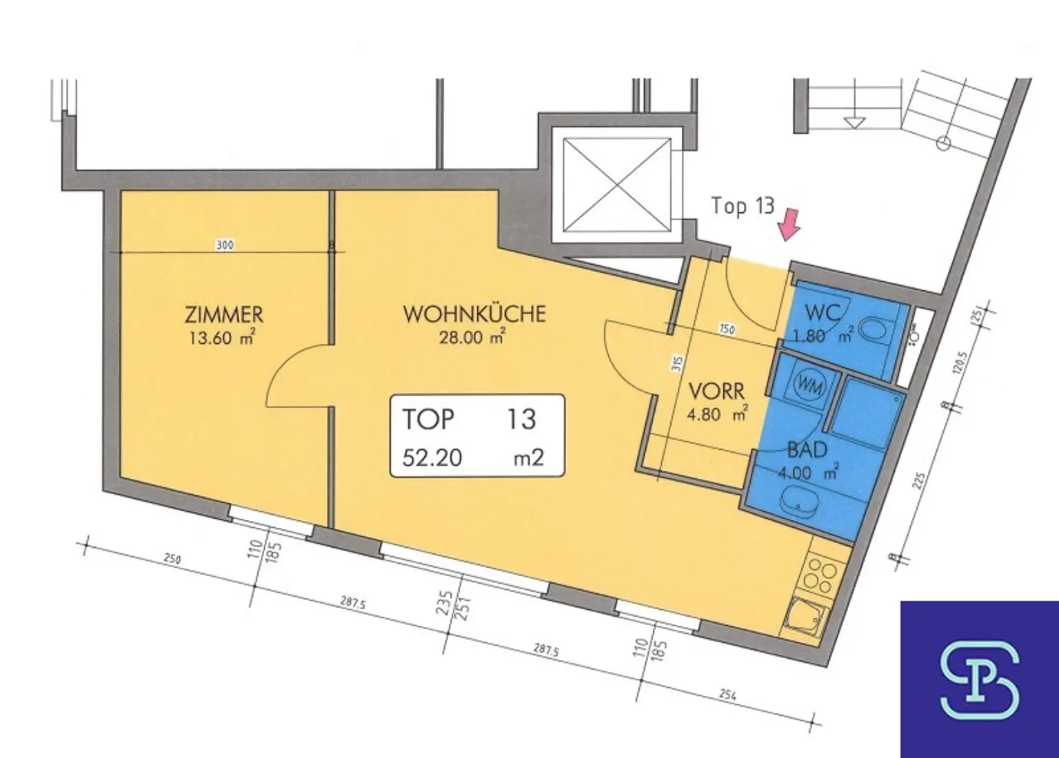 Provisionsfrei: Wunderschönes 52m² City-Apartment mit Einbauküche in Toplage - 1010 Wien