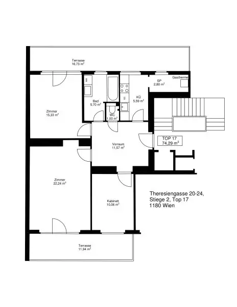 +++ NEU +++ helle 3-ZIMMER TRAUMWOHNUNG MIT 2 TERRASSEN, optimale Aufteilung, letzter Stock, Küche separat. Tolle Lage! ++++