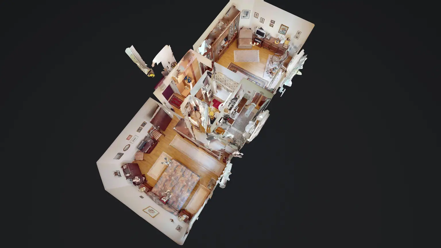 Kurort Semmering: Ehemaliges Hotel "Panhans" – 2 Zimmer mit Balkon - Grün-Ruhelage