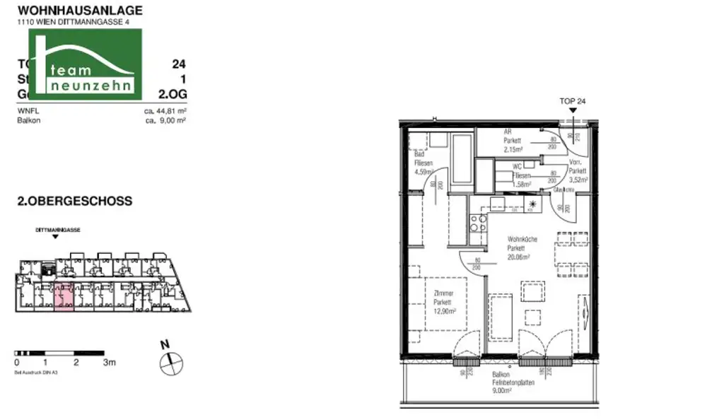 Exklusives Wohnen in Simmering – Neubau mit urbaner Infrastruktur & erholsamer Umgebung!