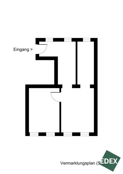 Anlegerobjekt nahe Augarten – 3-Zimmer-Altbau mit Entwicklungspotenzial