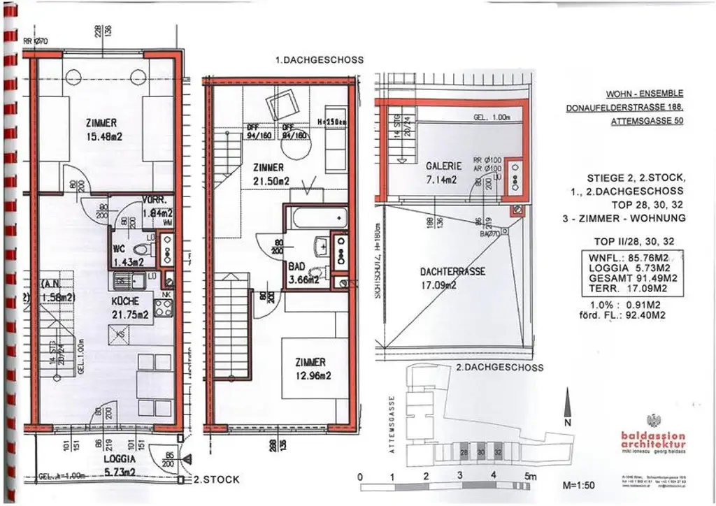 3 Zimmer Eigentum mit Terrasse Nähe Kagraner Platz