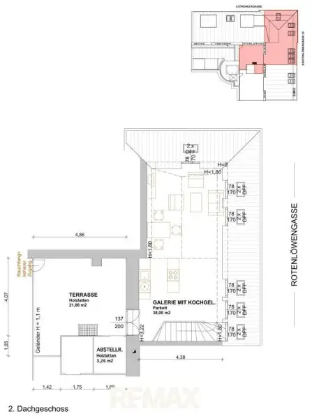 13. Eigentumswohnung 1090 Wien - Grundriss