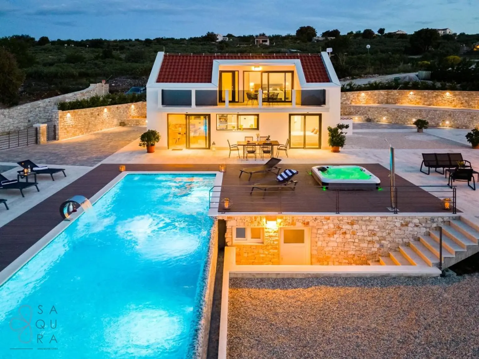 Villenidylle mit Meerblick – Rückzugsort auf der Insel Brač
