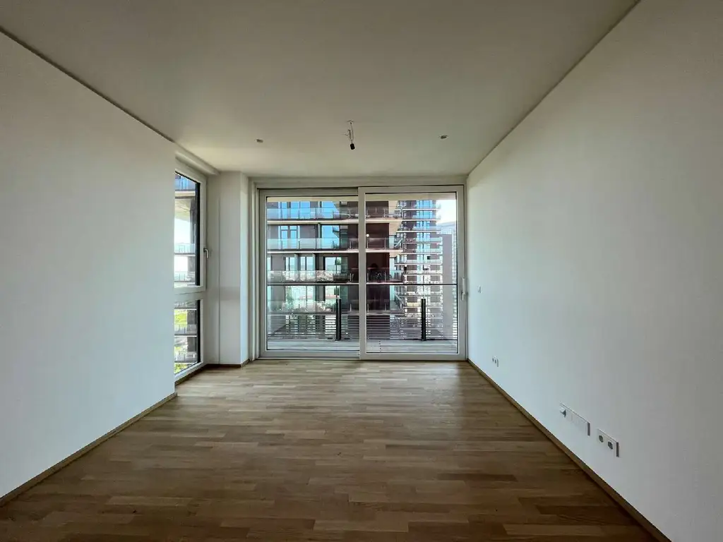 Blick auf die Vienna Skyline - Wohnen im Triiiple Tower