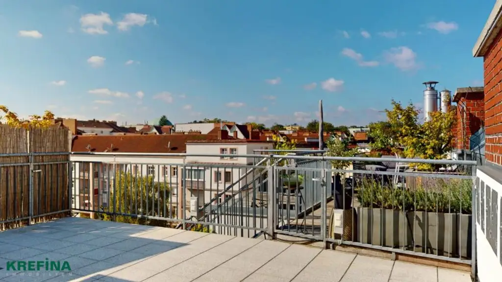 Aichholzgasse: Blick über Wien - Dachterrasse (41,46 m²) - Gemütlich Wohnen