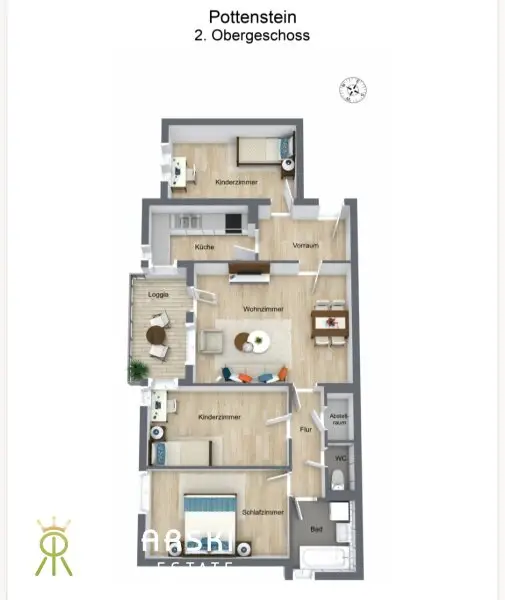 Idyllische Familienwohnung mit Grünblick und großem Gemeinschaftsgarten