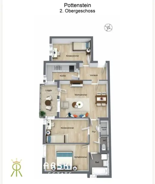 Idyllische Familienwohnung mit Grünblick und großem Gemeinschaftsgarten