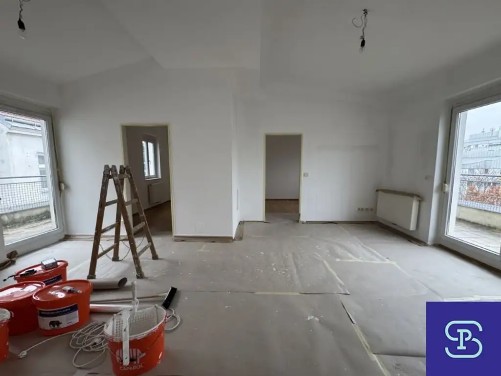 Provisionsfrei: Unbefristete 65m² DG-Wohnung + 2 Terrassen mit Grünblick - 1100 Wien