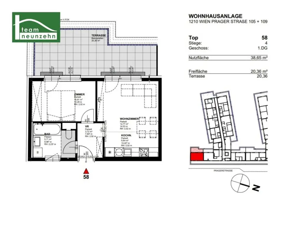 Top ausgestattete Neubau-Wohnung an der Prager Straße - Straßenbahn 26 vor der Tür und alles in der Umgebung!