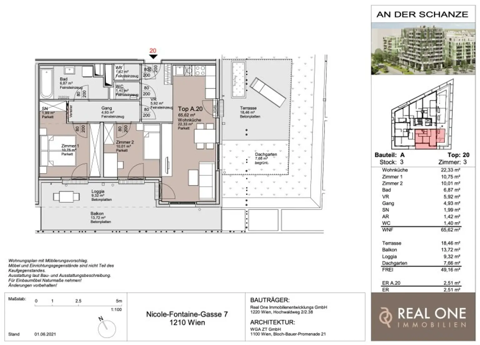 PROVISIONSFREI - THE WATERFRONT CURIOSITY - ABSOLUTE SELTENHEIT – EIGENGRUND BEI DER ALTEN DONAU!