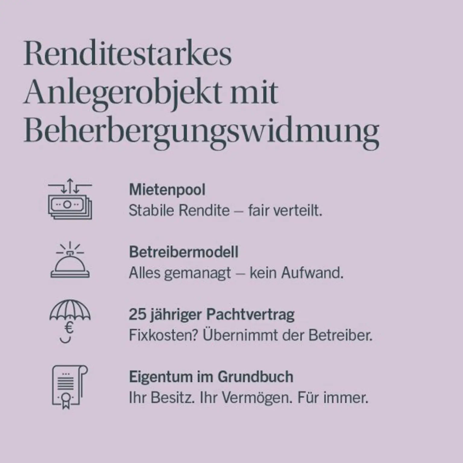 RENDITESTARKES ANLEGEROBJEKT MIT BEHERBERGUNGSWIDMUNG IN WIEN