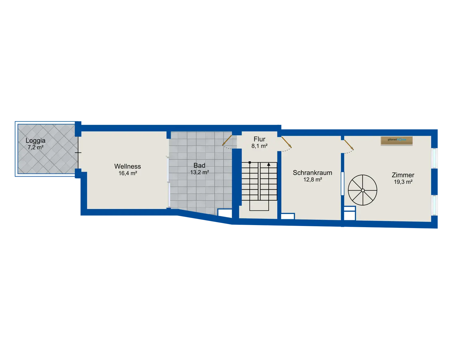 Grundriss 3. Obergeschoss