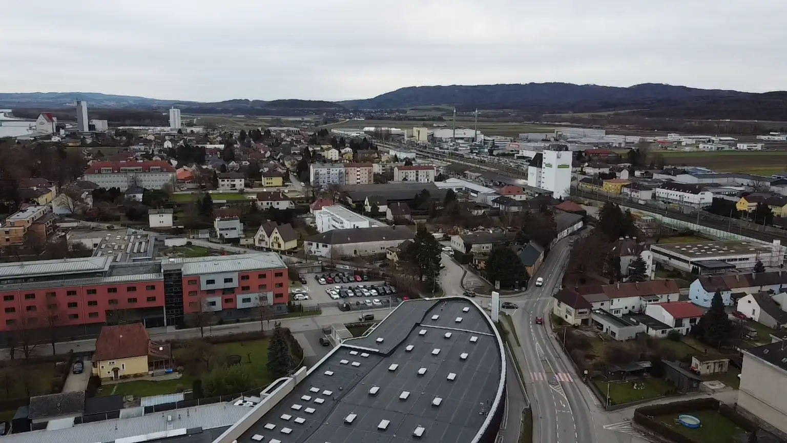 Aussenaufnahme Drohne