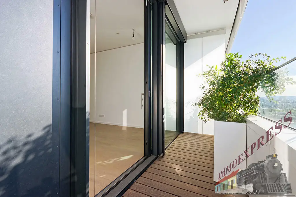 POOL | SONNENDECK | GYM | WELLNESS = 1-Zimmer-Wohnung + BALKON = ERSTBEZUG = DANUBEFLATS