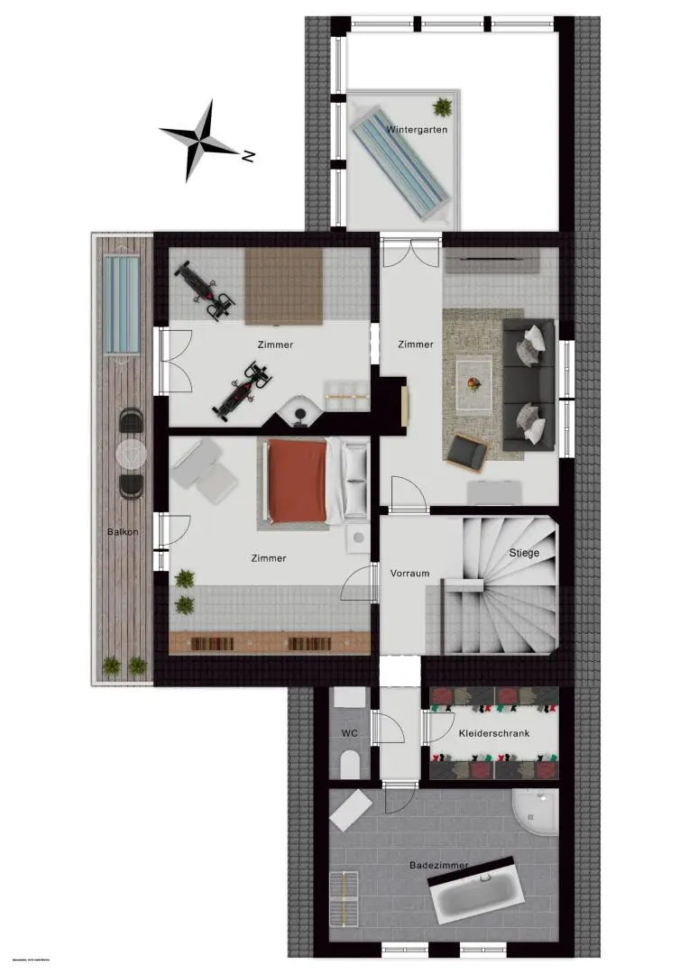 Grundriss Obergeschoss