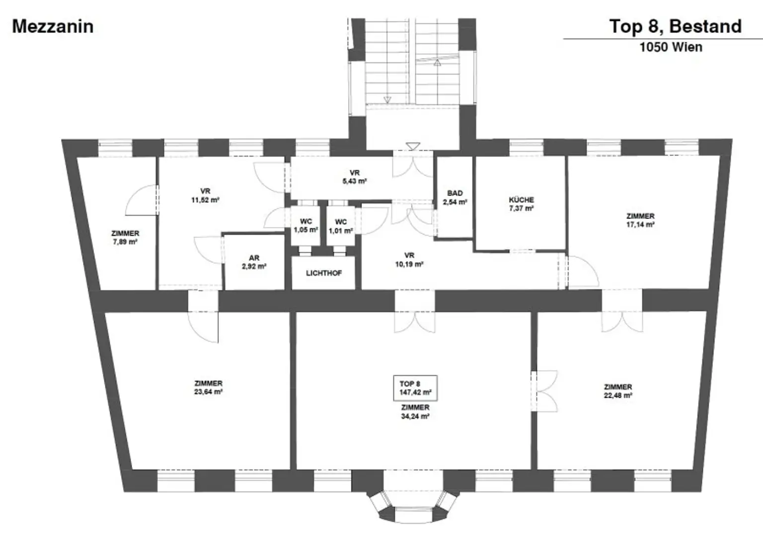 Renovierungsbedürftige 4,5-Zimmer Wohnung in zentraler Lage