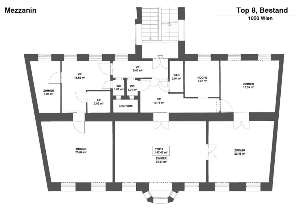 Renovierungsbedürftige 4,5-Zimmer Wohnung in zentraler Lage