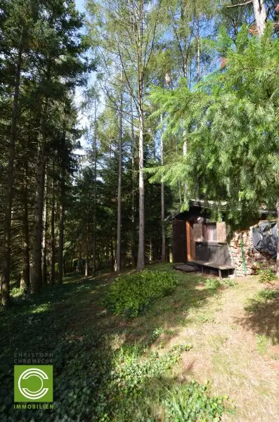 CHRISTOPH CHROMECEK IMMOBILIEN - SULZ IM WIENERWALD - Traumhafter Baugrund mit Blockhaus in Grün-Ruhelage!