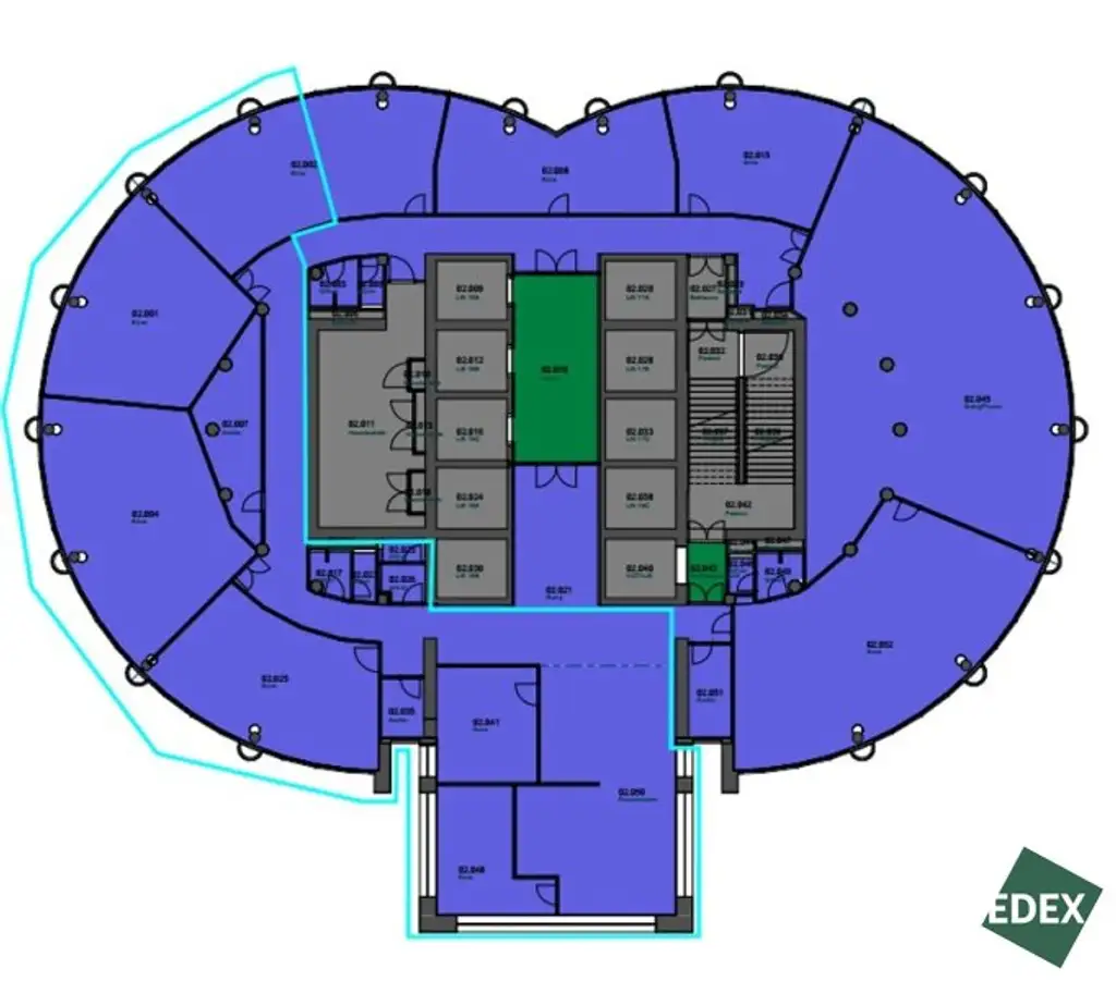 Büroflächen im Millenniumtower