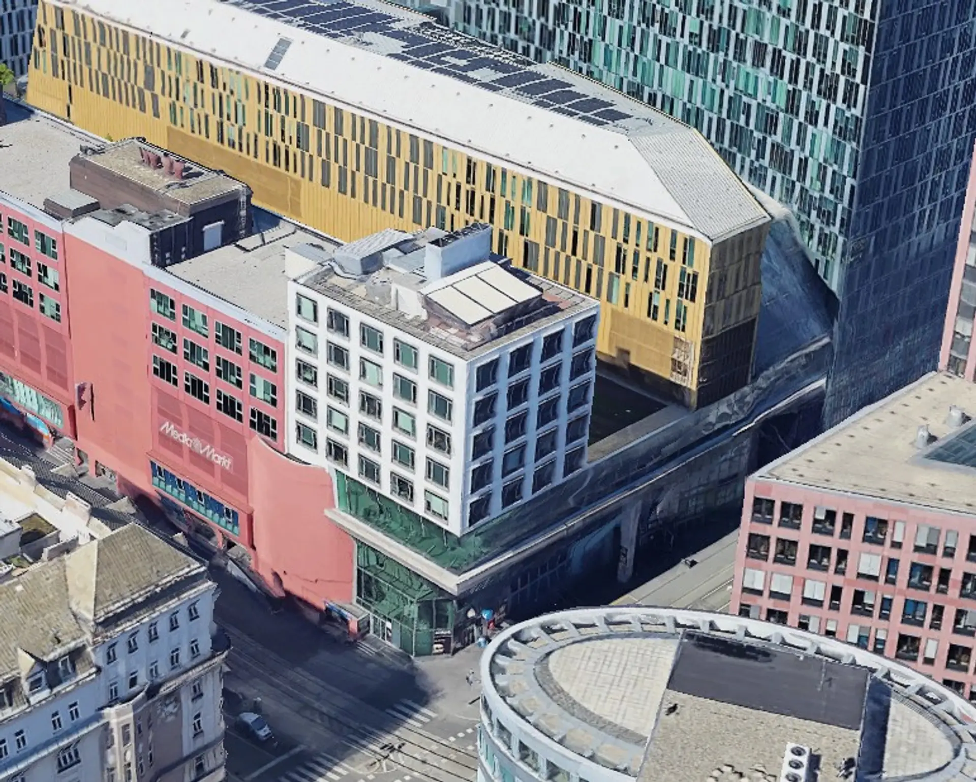 Wien Mitte Stadtlaterne