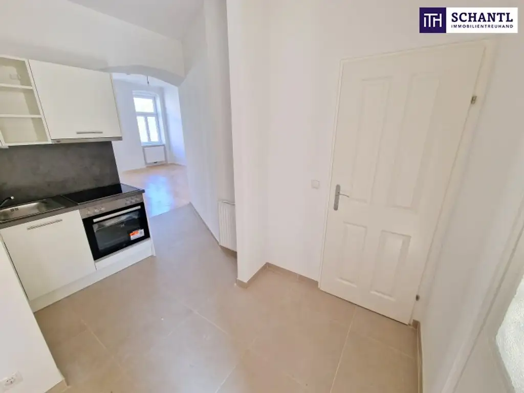 Lichtdurchflutete Räume, edler Fischgrätparkett und moderne Ausstattung - neu sanierte 2-Zimmer Wohnung + Traumhaftes Altbauhaus + 3.Liftstock + Beste Infrastruktur! Jetzt zugreifen!