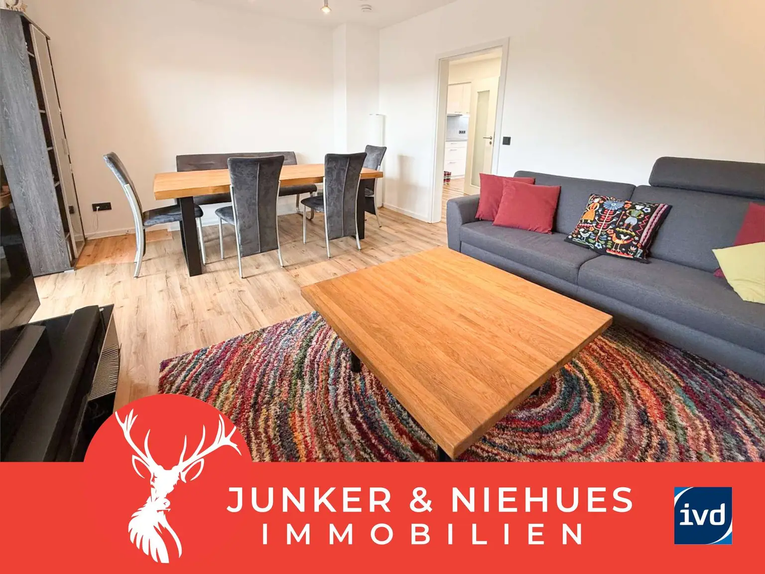 Stilvolle Obergeschosswohnung mit zwei Balkonen in zentraler Lage von Steinhagen