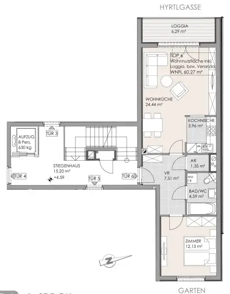 Ihr Loggia-Traum im 16. Bezirk – 2-Zimmer-Wohnung mit Wohlfühlfaktor