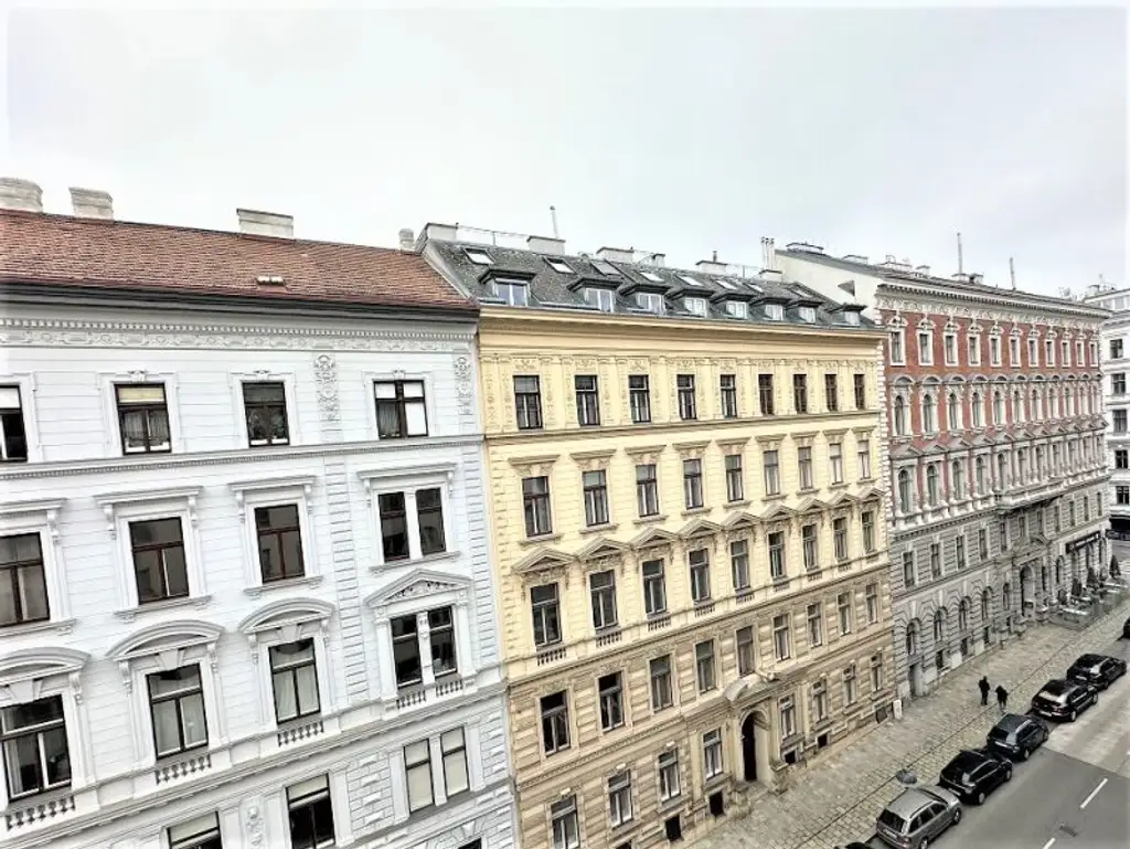 HÖRLGASSE BEIM SCHLICKPLATZ, gepflegte 45 m2 Neubau, 2 Zimmer, Komplettküche, Duschbad, Parketten, 2. Liftstock