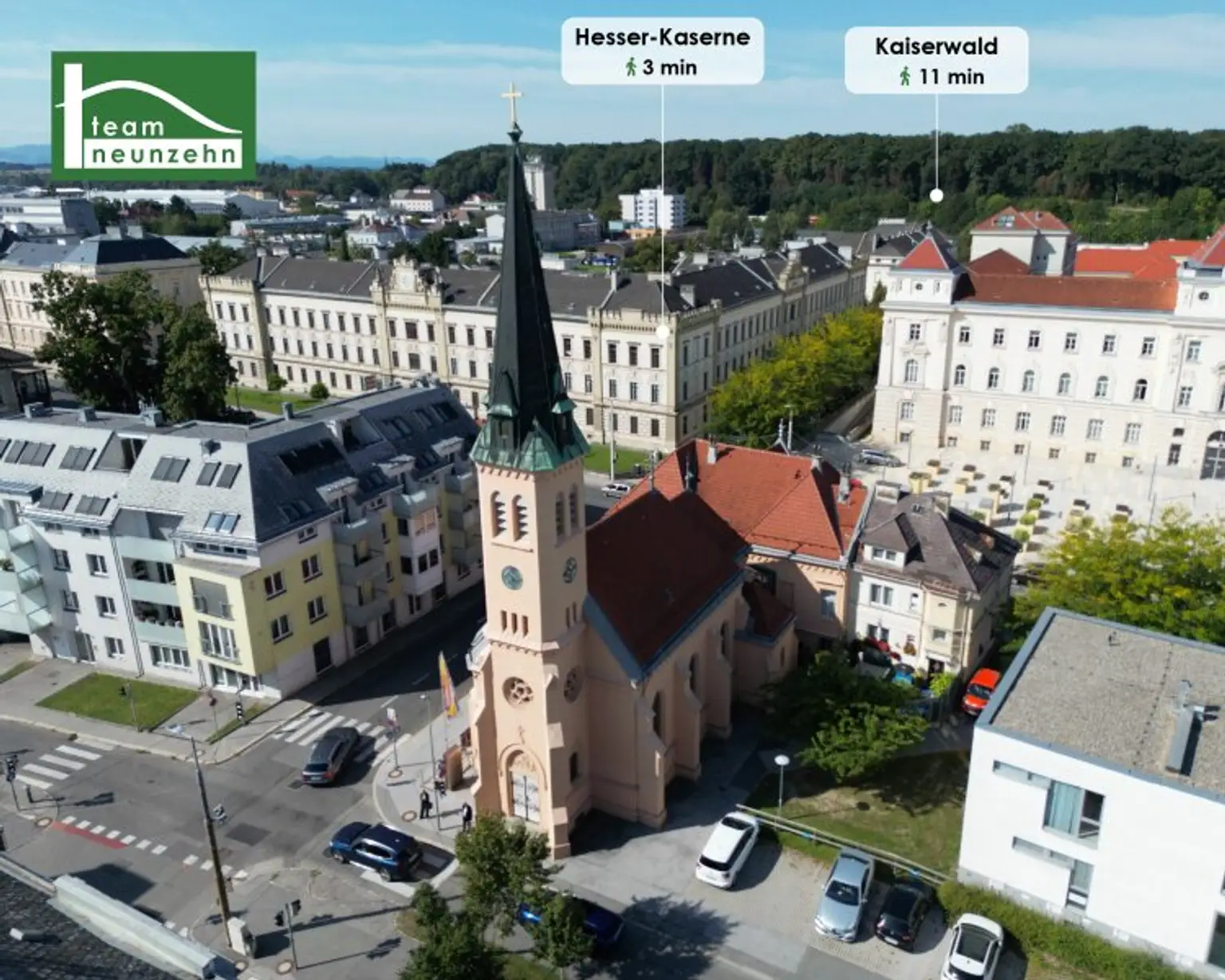 Moderne 2-Zimmer-Wohnung in idealer Lage! Karmeliterhof - Neubauwohntraum beim Rathausplatz. - WOHNTRAUM