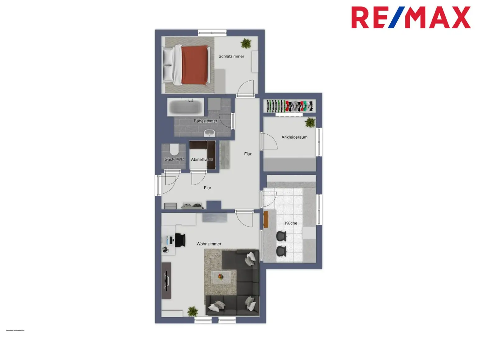 Schöne 3 Zimmer Wohnung mit Ausblick ins Grüne