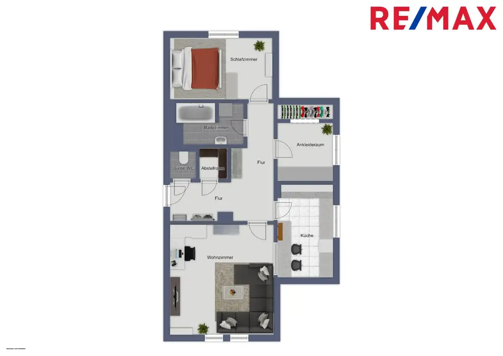 Schöne 3 Zimmer Wohnung mit Ausblick ins Grüne