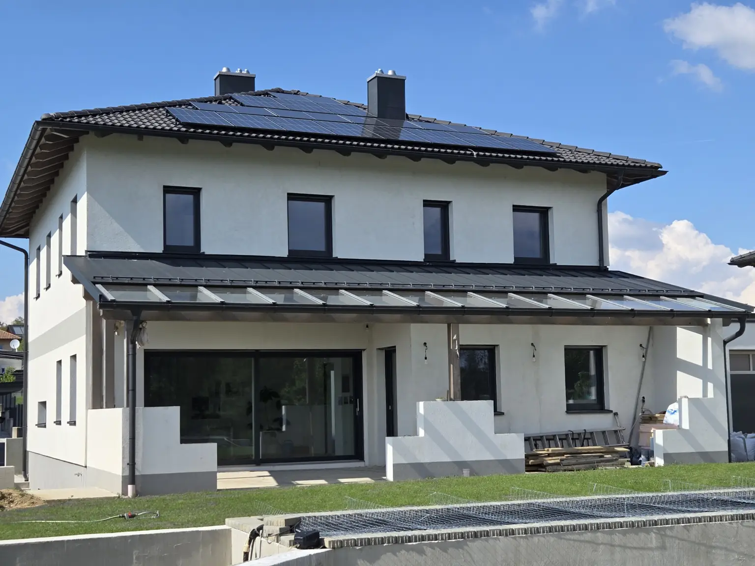 Einfamilienhaus Gartenseite - Süd-Osten